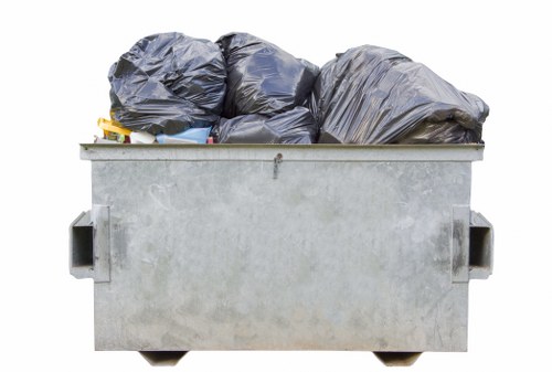 Recycling process for skip hire waste materials