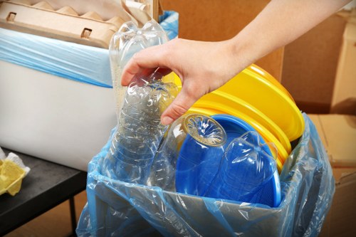 Recycling facility processing waste in Seven Kings